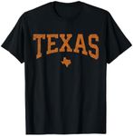 Texas T Shirt Women Men Kids Texas State Map Distressed T-Shirt