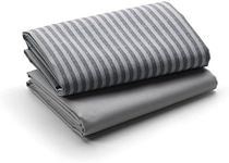 Graco® Pack ‘n Play® Playard Fitted Sheets, 2 Pack, Stripes and Grey