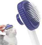 ACE2ACE Cat Brush Dog Brush, Brush for Long and Short Haired Pets, Cat Dog Brush for Shedding, Self-Cleaning Pet Hair Grooming Brushes, Easily Removes Mats, Tangles, and Loose Fur, Blue