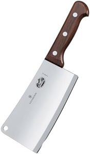 Kitchen Cleaver, Straight Edge 18cm - Wood