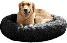 Mirkoo Dog Bed Comfortable Donut Cuddler Round Dog Bed Ultra Soft Washable Dog and Cat Cushion Bed (24''/32''/36''/44'')