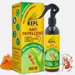 Repl™ Ant Repellent for Home - Long lasting Protection & Pleasant Fragrance to avoid ants | Ant Spray for Home and Kitchen | 100% Natural & Non Toxic | Safe for Kids & Pets | Red Ant repellent | 250ml (Pack of 1)