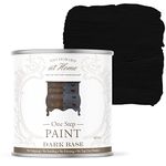 Amy Howard Home | One-Step Paint | Black | Chalk Finish Paint | Zero VOCs | Eco-Friendly | No Stripping, Sanding or Priming | Multi-Surface Furniture & Cabinet Paint