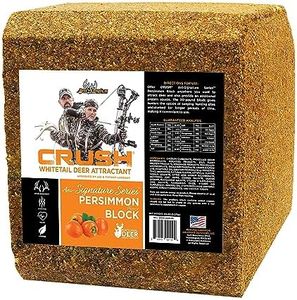 Ani-Logics Outdoors Crush Persimmon Block Attractant - Long-Lasting Deer Feed & Attractant for Herd Health, Antler Growth, and Consistent Site Visits - 20 lb