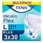 Multipack 3X TENA Flex Plus Large (2100ml) 30 Pack Incontinence Protection