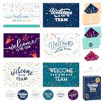 24 Welcome Cards for Employees - 6x4in Greeting Card Welcome to the Team Cards and Envelopes, Welcome Greeting Cards, Welcome Note Cards, Employee Appreciation Gifts, Employee Appreciation Cards