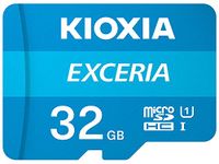 KIOXIA 32GB EXCERIA microSD Memory Card U1 Class 10 100MBs Max Read Speed, Full HD Video Recording