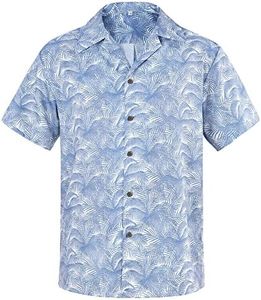 Hawaiian Shirts for Men Button Down Shirts Short Sleeve Floral Tropical Regular-fit Summer Vacation Beach Shirts