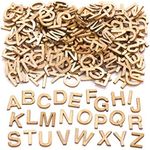 Baker Ross AW350 Mini Wooden Letter Templates (Pack of 260) For Kids to Decorate and Display - 13 mm