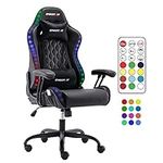 Gaming Chair with RGB LED Lights fo