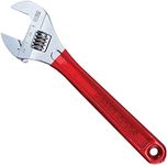 Klein Tools D507-12 Adjustable Drive Wrench, Forged with Extra Capacity Jaw and High Polish Chrome Finish, 12-inch