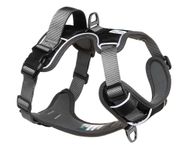 Embark Pets Adventure Dog Harness, No Pull Dog Harness with 2 Leash Clips, Dog Harness Medium Anti Pull Dog Harness Front & Back with Control Handle, Adjustable, Soft & Padded