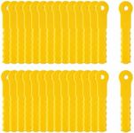 hiSpkNix 30Pcs Replacement Trimmer Blades Compatible with Weed Warrior Push-N-Load 3 Blade & Pivotrim Hybrid 2-N-1 Trimmer Heads