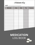 Medication Log Book: Medication Tracker – Daily Medication Checklist Organizer Log Book – 130 pages