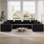 Novilla 141" Modular Sectional Sofa