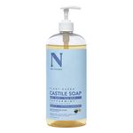 Dr. Natural Castile Liquid Soap, Peppermint, 946 ml - Plant-Based - Made with Organic Shea Butter - Rich in Coconut and Olive Oils - Sulfate and Paraben-Free, Cruelty-Free - Multi-Purpose Soap