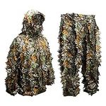 ZORVEM Ghillie Suit, 3D Leafy camo 
