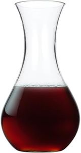 Lily's Home Unbreakable Wine Decanter, Premium Carafe is Made of Shatterproof Tritan Plastic, Ideal for Indoor and Outdoor Use, Reusable and Dishwasher-Safe, Crystal Clear (48 oz. Capacity)