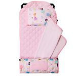 Wildkin Fairy Garden Modern Nap Mat, Pink