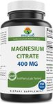 Brieofood Magnesium Citrate 400 mg (Elemental Mg) per Serving - 250 Tablets - Muscle Relaxation (Citrato de Magnesio), 1