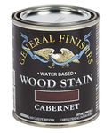 General Finishes Water Based Wood Stain, 1 Pint, Cabernet
