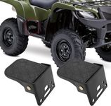 Walquicks Pairs ATV Foot Rests for Four Wheeler Rear Passenger Foot Peg Universal Compatible with ATV Such as Polaris Sportsman Scrambler Made of Metal and Non-Slip Tread