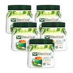 Stevi0cal Stevia Sweetener Powder | 100% Sugar Free Natural | Zero Calorie for Weight Management, Diet, Diabetic Friendly | 200 gm Jar - Pack of Five (5 x 200gm)