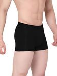 PandaWears Plus Size Trunks - Stretch Fit (4XL, Black)