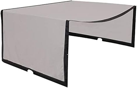 Sunnydaze Retractable Canopy Shade for 9 x 12 Foot Pergola - Replacement Shade Only - Polyester - Gray