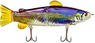 10" RF Glider Glide Bait Bass Musky Striper Fishing Lure Big Multi Jointed Shad Trout Kits Slow Sinking (Gizzard SHAD Sink)