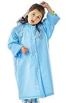 FEOYA Kids Rain Poncho Waterproof R