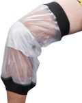 HAWWWY Waterproof Adults Knee Cast Cover for Shower - Watertight Shower Bandage Cast Protector - Leg Waterproof Cast Covers for Knee Replacement Surgery and Wounds