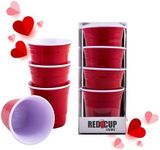 Red Cup Living Shooter Cup with Lanyard | Party Cups, Mini Red Shot Cups | Reusable and Small Size Perfect for Party, BBQ, Outing & Easy to Carry | BPA Free