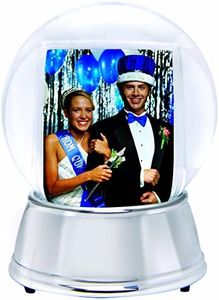 Neil Enterprises Inc. LED Light Up Photo Snow Globe with Silver Base - Pack of 12