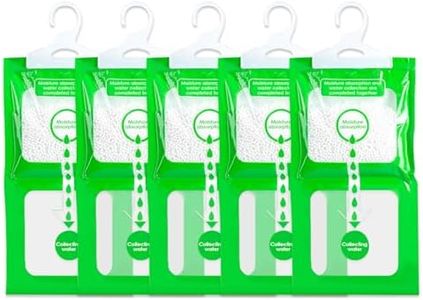 Baxcdyswe 5 Pack Antihumedad Armarios, 80g Deshumidificador Armario, Bolsas Antihumedad Armarios Habitacion, Absorbe Humedad Quitador, Quitar Humidade Ambientadores Ropa, Antimoho, Anti Humedad