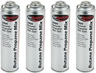 Scotvision® 4 x GoSystem 2350 70:30 Butane Propane Mix Gas Cartridge EN417 Threaded 350g