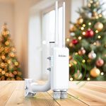 Adalov Outdoor Wi-Fi Access Point with Bracket Mount, 1200Mbps Long Range Wifi Extender, Dual Band Gigabit POE Wireless Access Point, 200M Network Coverage Extend Wifi Booster for Campus, Parks, Cafes