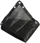40% 20 ft X 40 ft Black Shade Cloth Taped Edge with Grommets for Outdoor Plant Cover Patio Tomatoes Barn Kennel Greenhouse