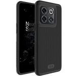 TUDIA DualShield Grip Designed for OnePlus10T Case 5G, [MergeGrip] Shockproof Military Grade Slim Dual Layer Protection for OnePlus 10T 5G Case (Matte Black)