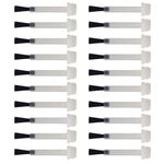 20pcs Nail Polish Brush Replacement Nail Applicator Nail Paint Brush Set Nail Varnish Brushes for Nail Art Gel Nails Home Salon Dip Nail Polish Powder Base Coat Top Coat