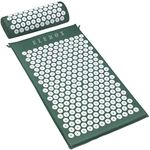 ELEBOX®Acupressure Mat Massage Acupuncture Mat and Pillow Set Ideal for Neck, Back and Shoulder Pain Remedy and Stress Relief with Spike Points