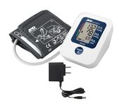 A&D UA-651 Automatic Digital Blood Pressure Monitor with Adaptor | Arm Type BP Machine with Cuff | Irregular Heartbeat Detection | 30 Reading Memory | ESH Validated |Easy for Home Use | Japanese Technology
