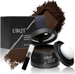 Magic Hairline Powder, Instantly Conceals Hair Loss, Natural Hairline Coverage, Hair Fibers for Thinning Hair, Root Touch Up Hair Powder for Women & Men, Root Cover Up Hair Powder (Medium Brown)