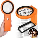 30X 40X Magnifying Glass with Light