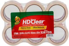 Duck HD Clear Packing Tape - 6 Roll