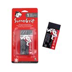 Sakura SumoGrip Block Eraser - Microporous Erasers for School, Drawing, and Writing - Black Color - Large Size B300