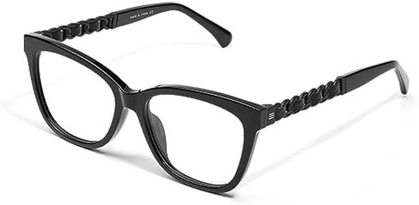 isheep Blue Light Blocking Glasses for Women & Men, Anti Eye Strain Computer Gaming Glasses with Clear Lens, Lightweight Durable Frame, UV Protection
