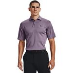 Under Armour Men's Tech Golf Polo T-Shirt, Club Purple (530)/Pitch Gray, XXL