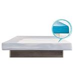 bellvita Waterbed including delivery with FREE selectable size, color and stabilization, french walnut, 180 cm x 200 cm