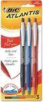 BIC Atlantis Bold Ballpoint Pen (1.6mm) 3-Pack Blister, Assorted (VCGBP31-AST)